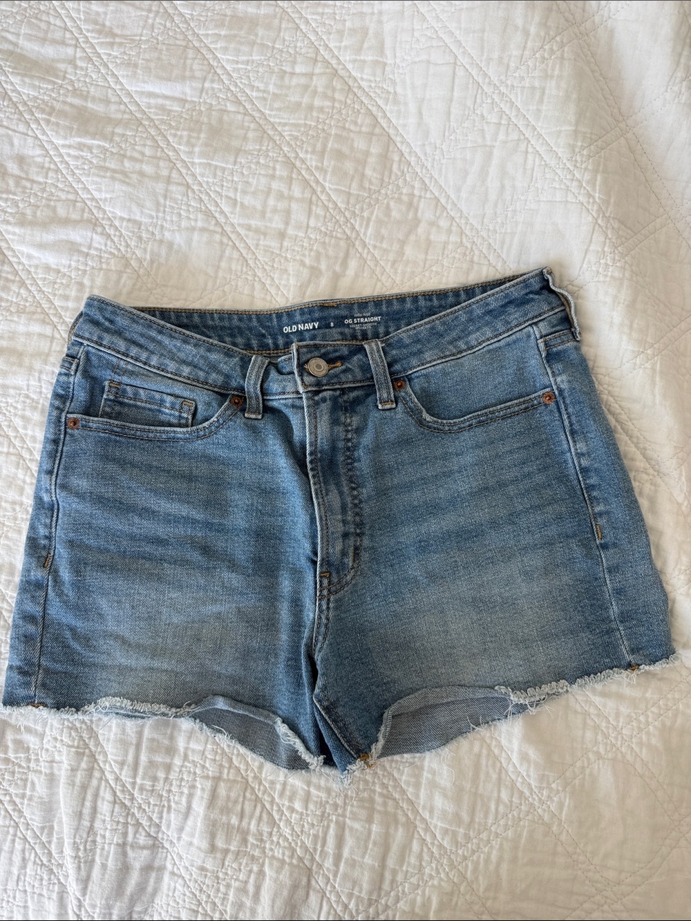 Old Navy Light Blue Denim Cutoff Shorts